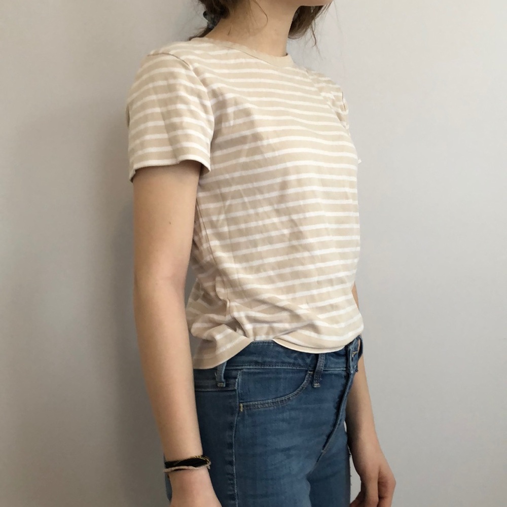 Striped Basic Tee - Picture 2 of 3